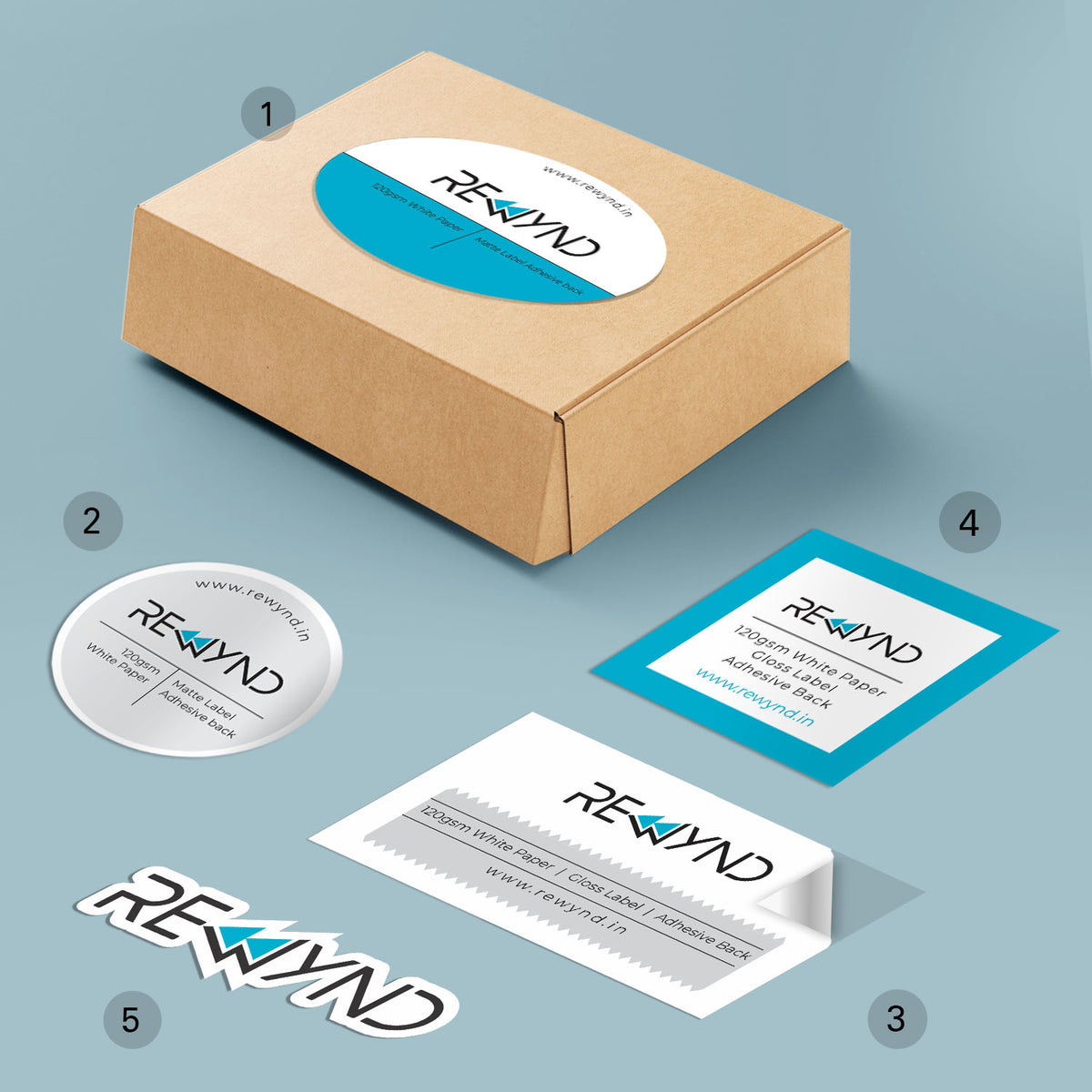 Labels and Stickers Sample Kit