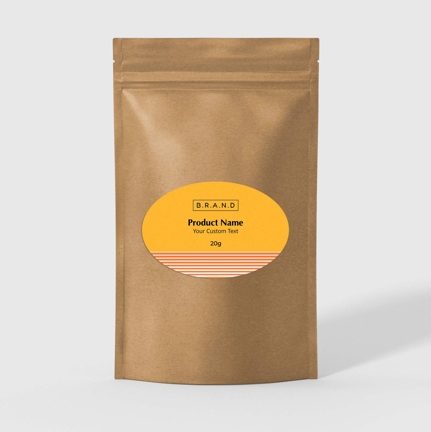 Oval Shape Label 2