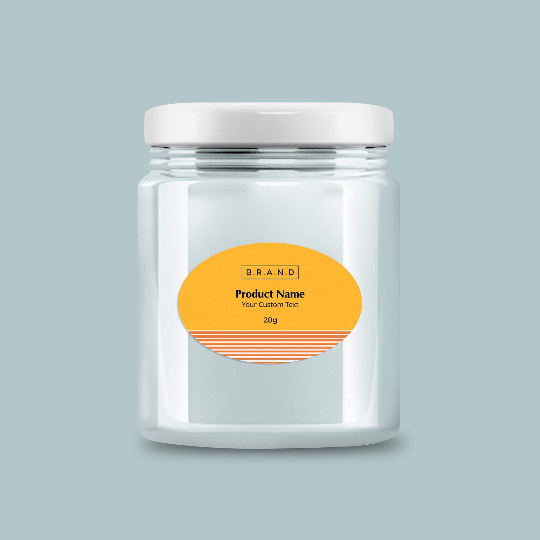 Oval Shape Label 2