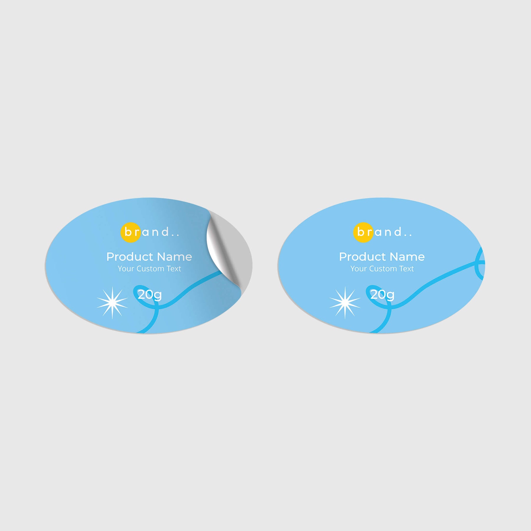 Oval Stickers & Labels