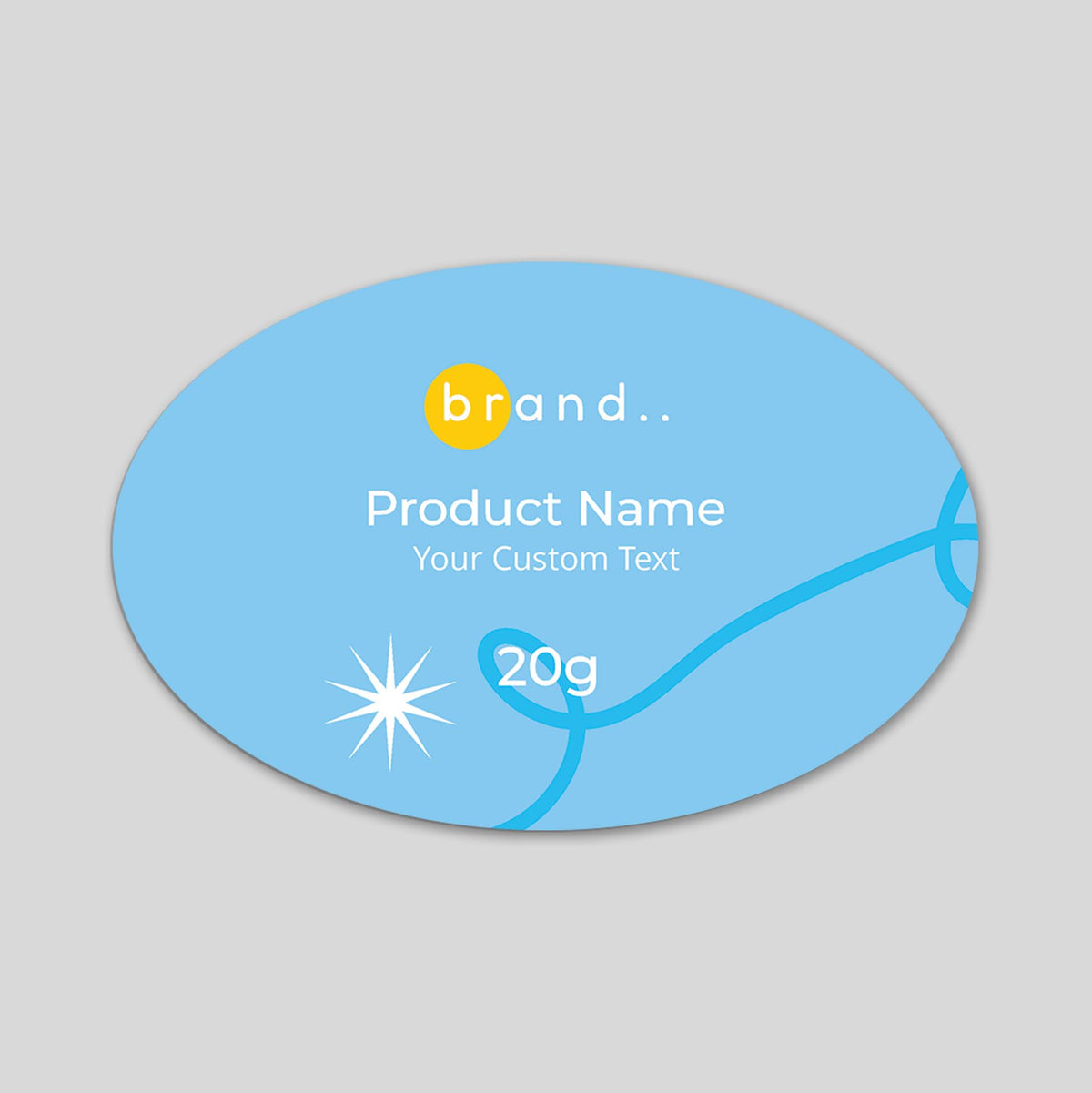 Oval Stickers & Labels